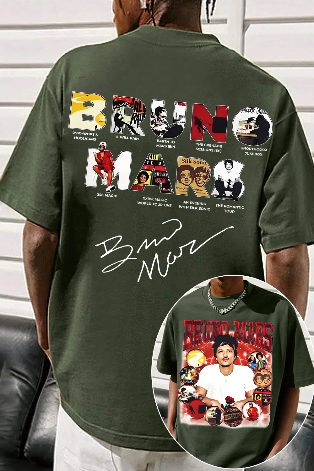 Bruno Mars Music Tee