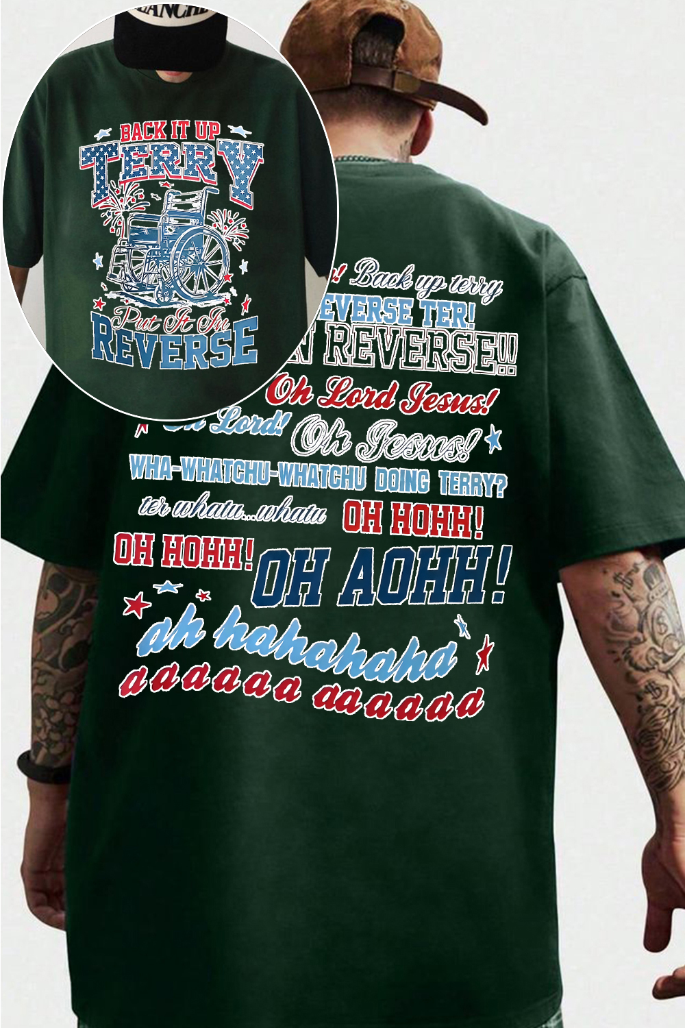 backitup 2-sided t-shirt