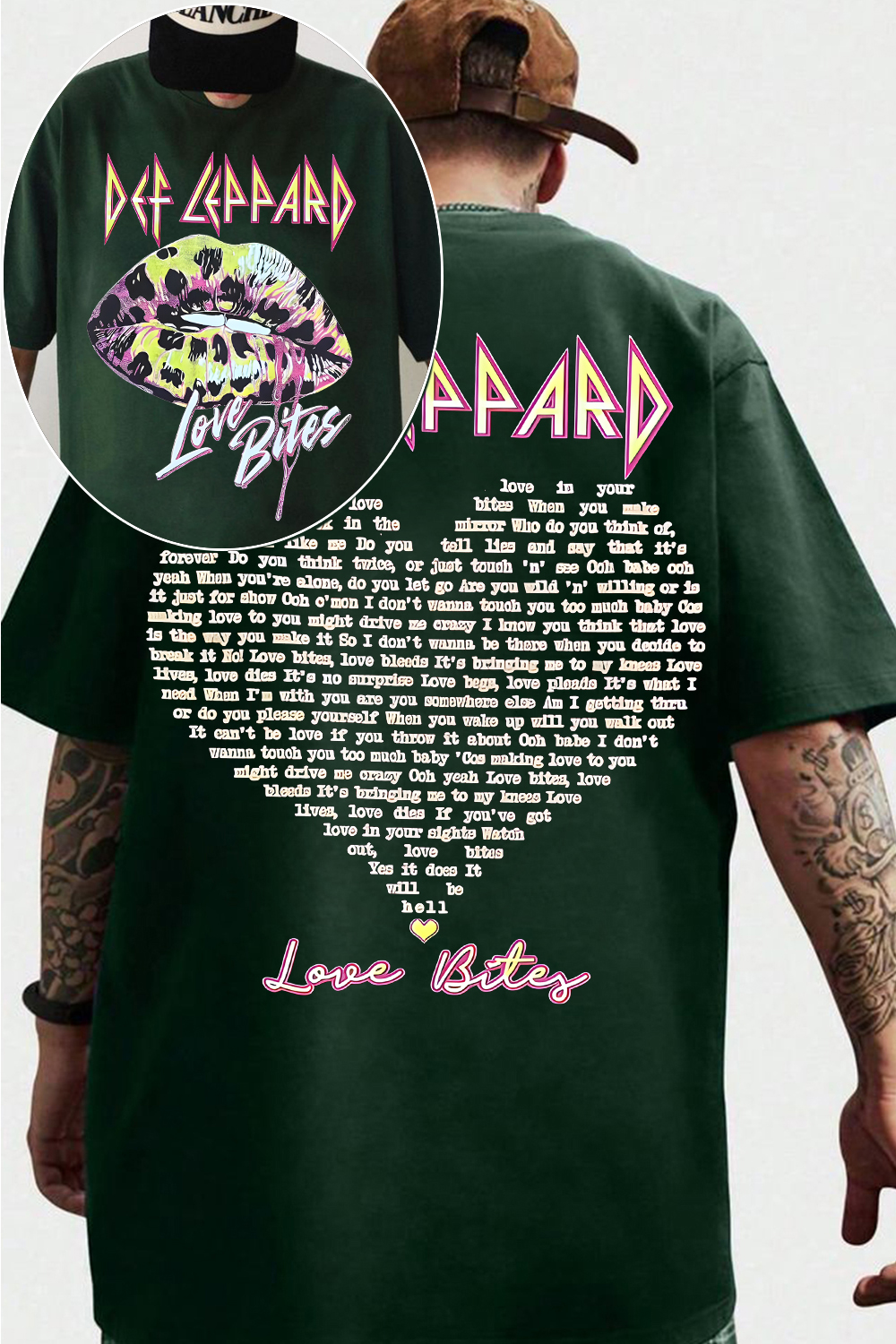 🩷 defleppard shirt