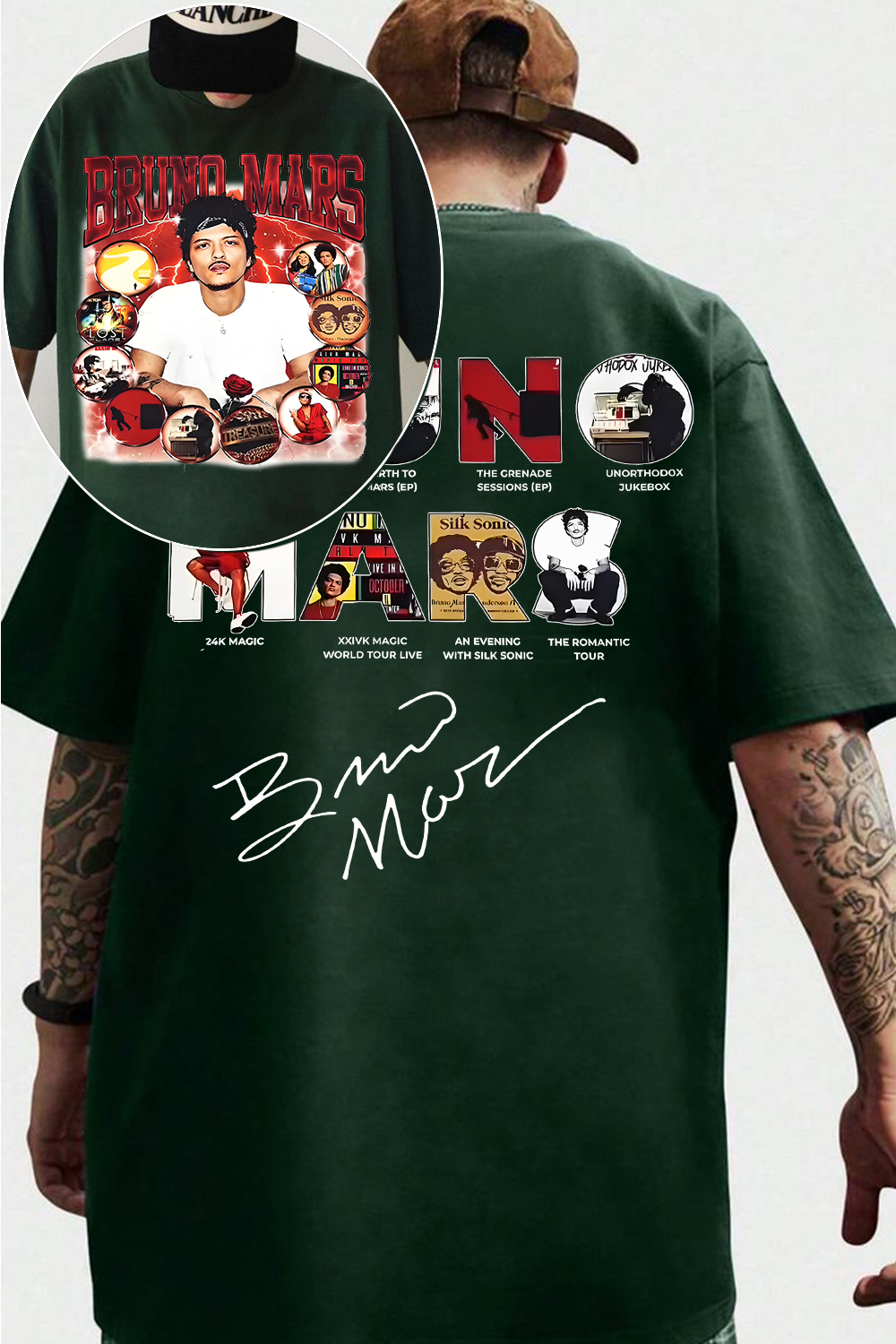 Bruno Mars Music Tee