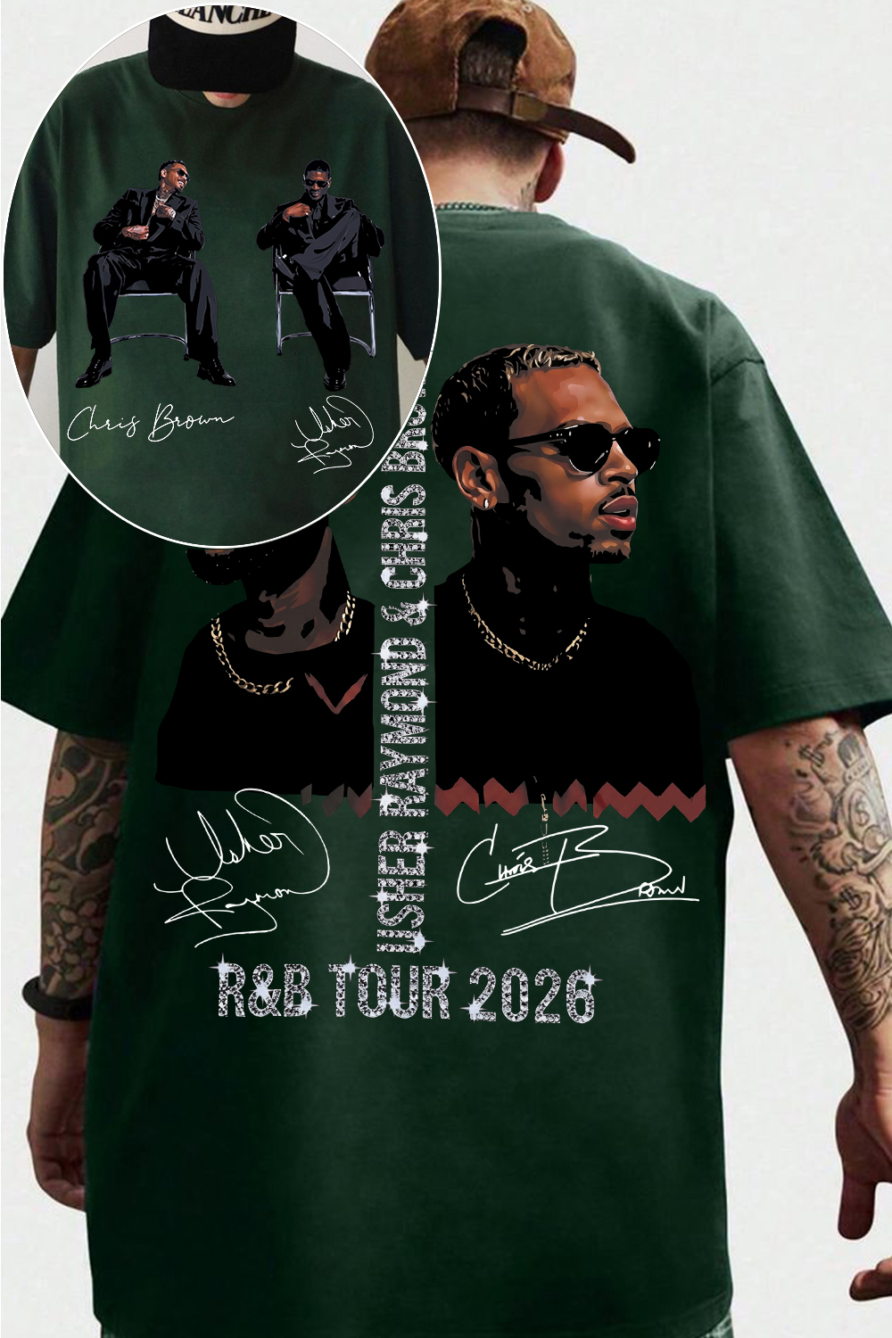 CB & Usher Concert Tee