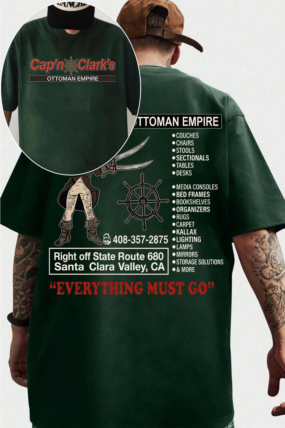 Retro Cap'n Clark’s Ottoman Empire Shirt