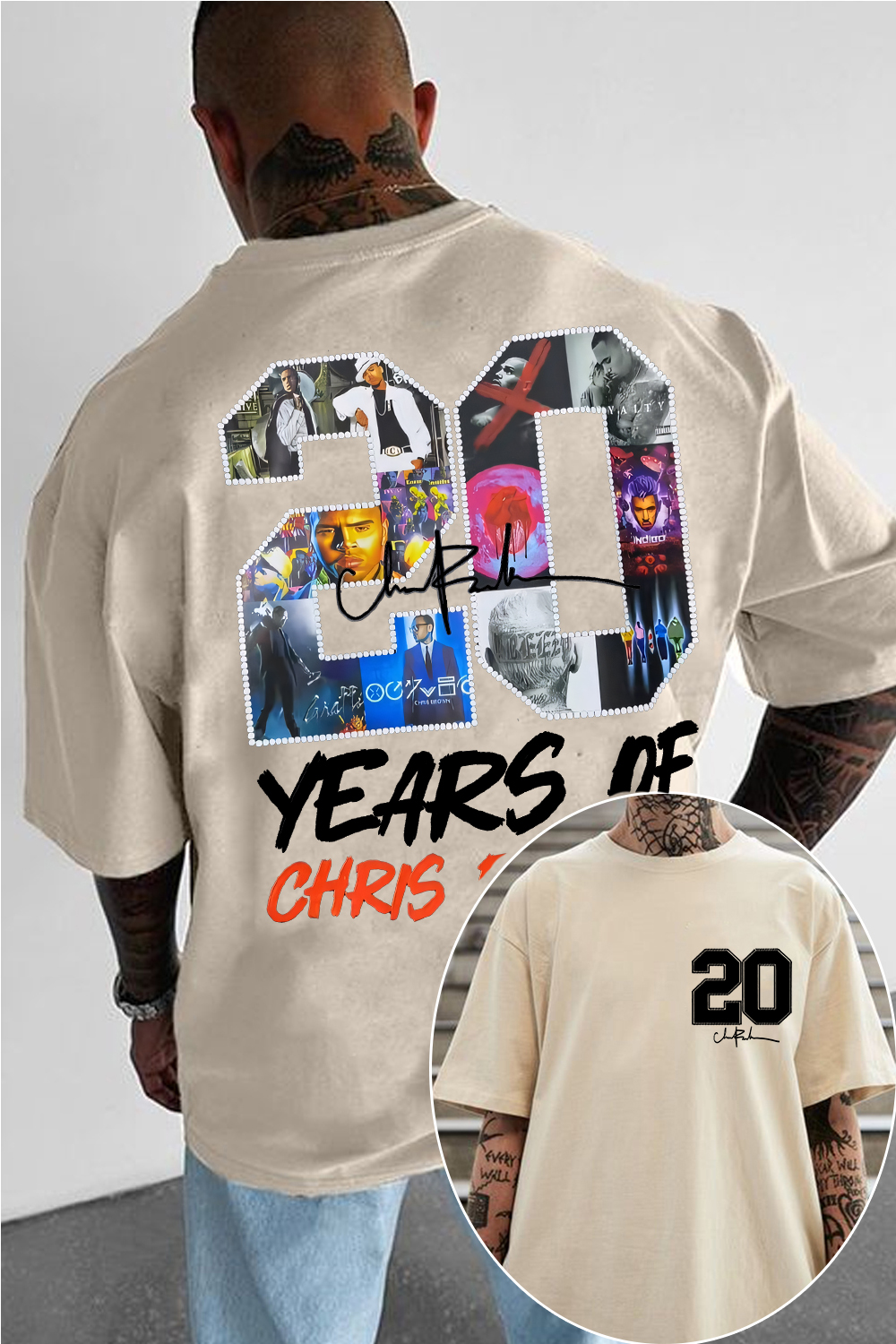 Breeze Team-20 Double-sided printed T-shirt