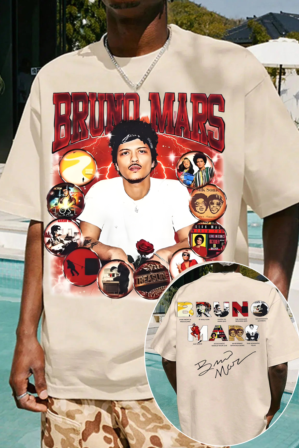 Bruno Mars Music Tee
