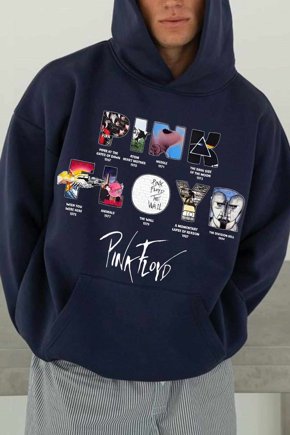 Pink Floyd Men's Long-sleeved Hoodie