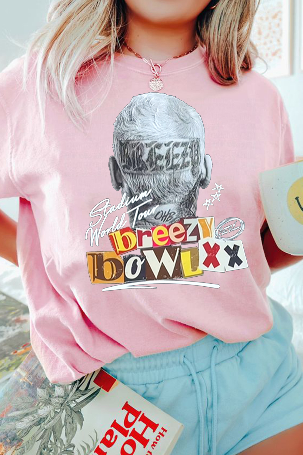 Chrisbrown 2025 tour personalized print T-shirt For Women