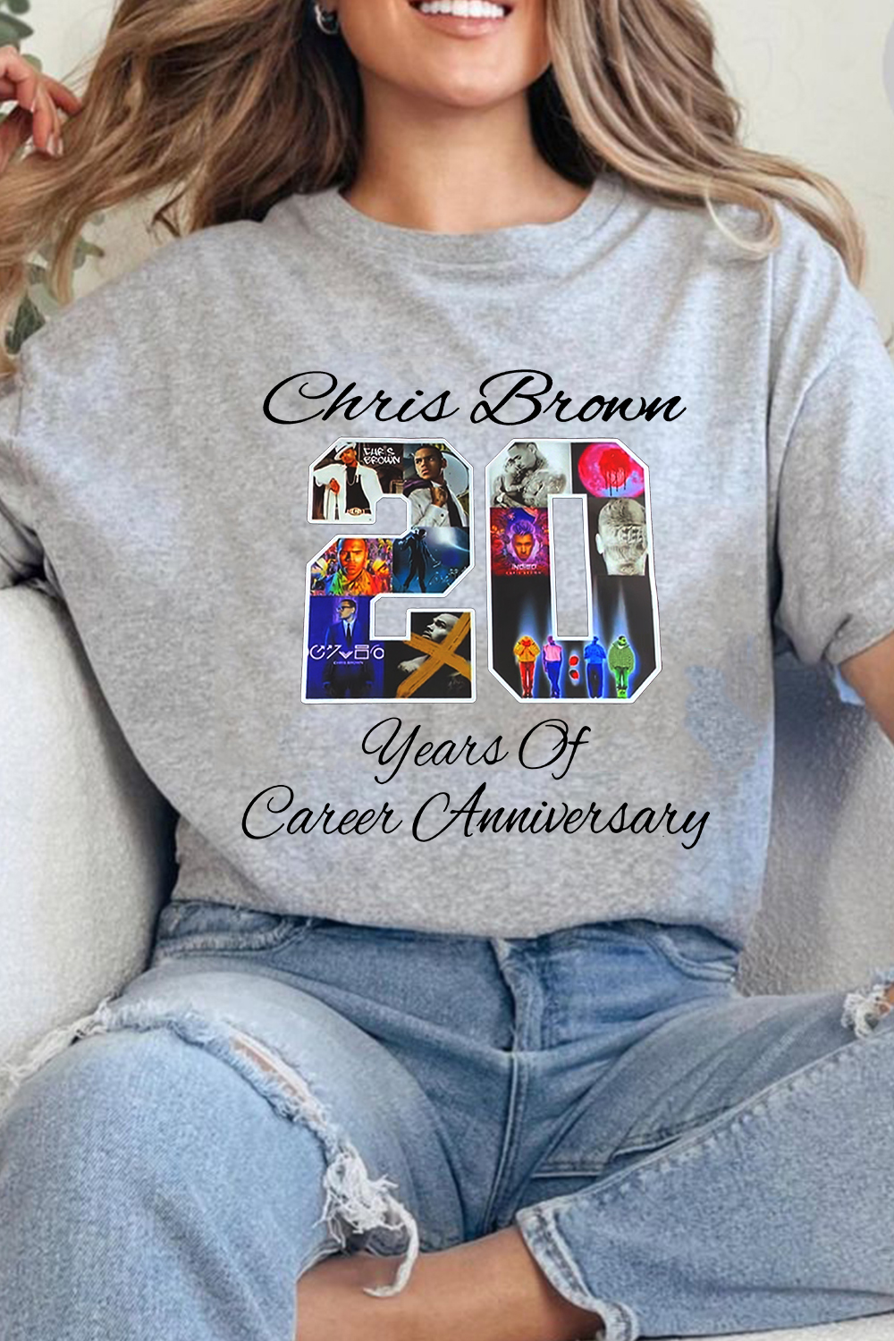 20th Anniversary chrisbrown t-shirt