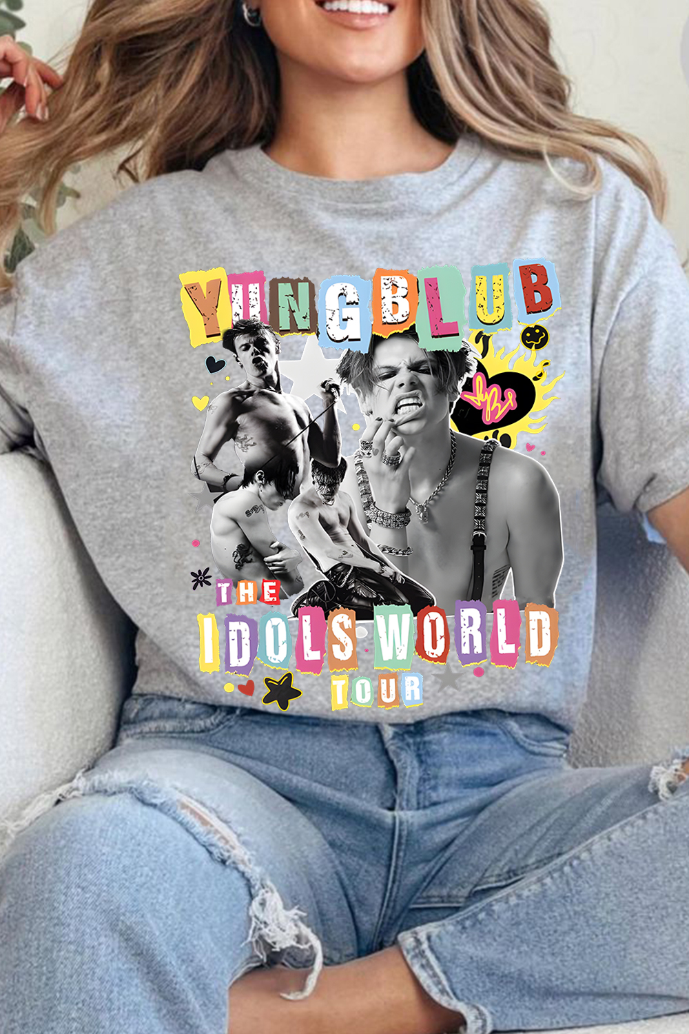 Yungblud 2025 New Album IDOLS tour, Yungblud Music Vintage Shirt
