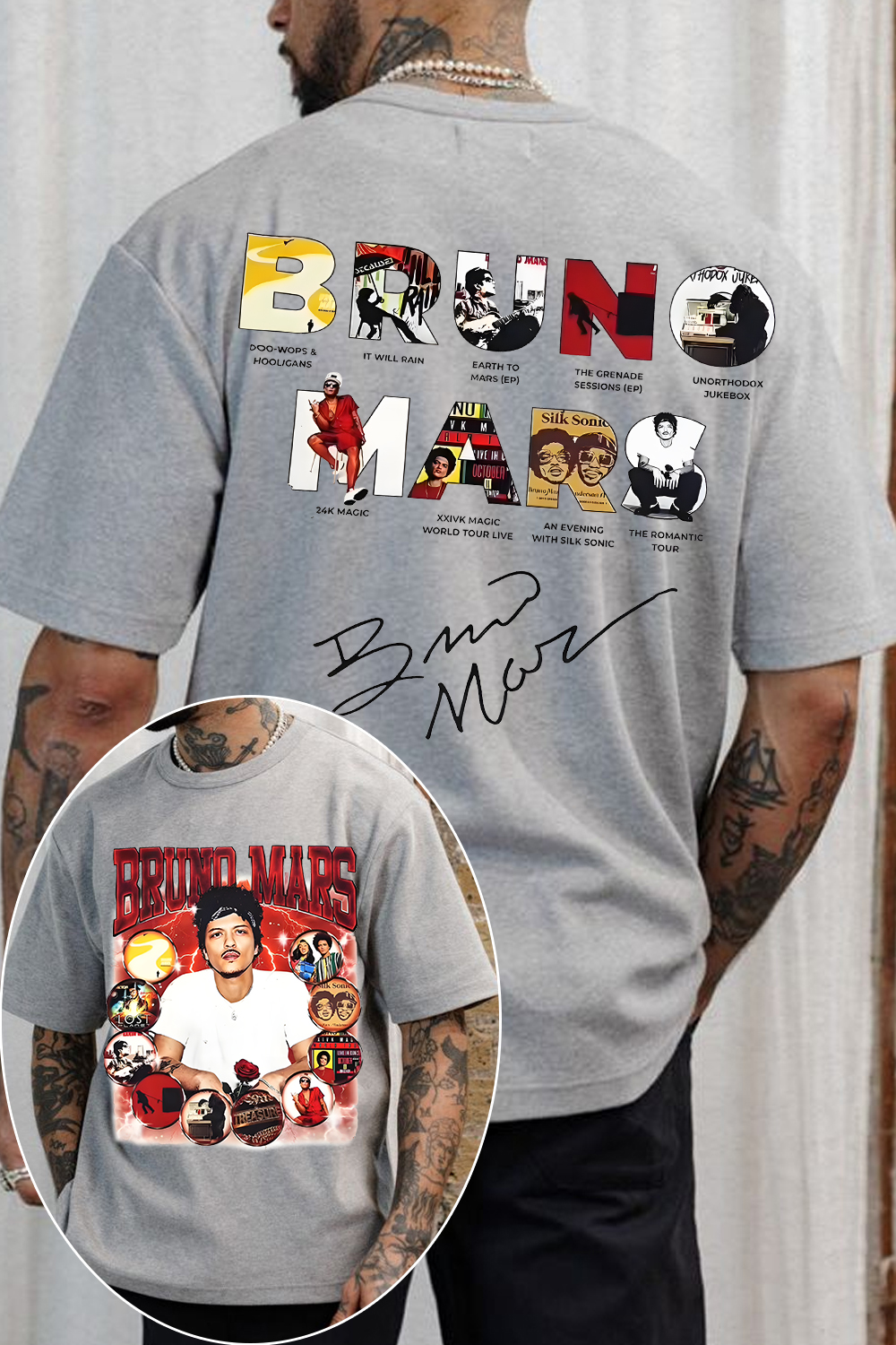 Bruno Mars Music Tee