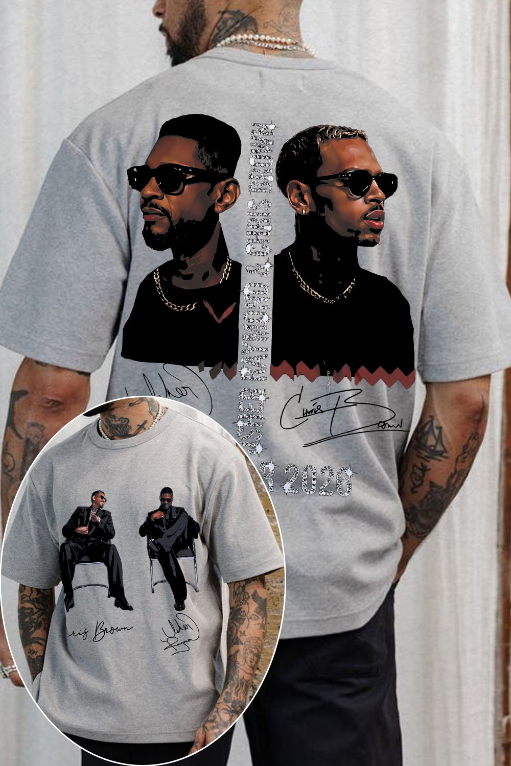 CB & Usher Concert Tee