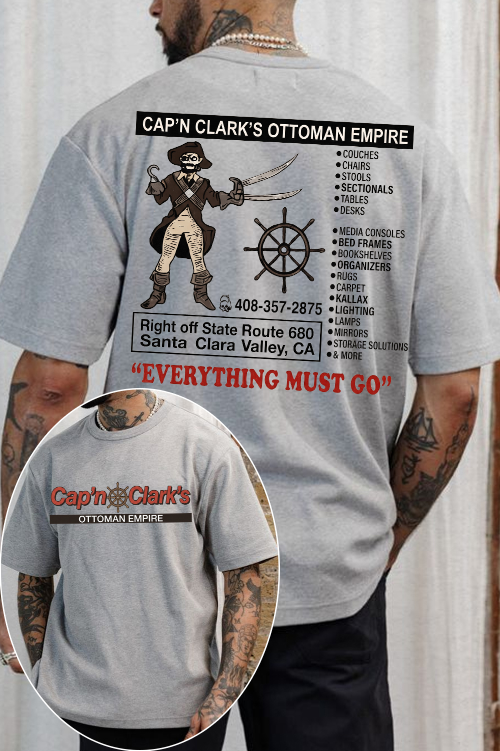Retro Cap'n Clark’s Ottoman Empire Shirt
