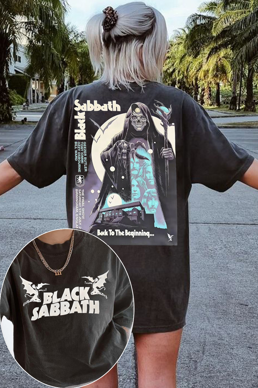 Black sabbath women tee