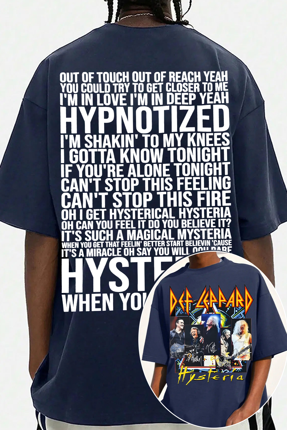 Defleppard rockband shirt