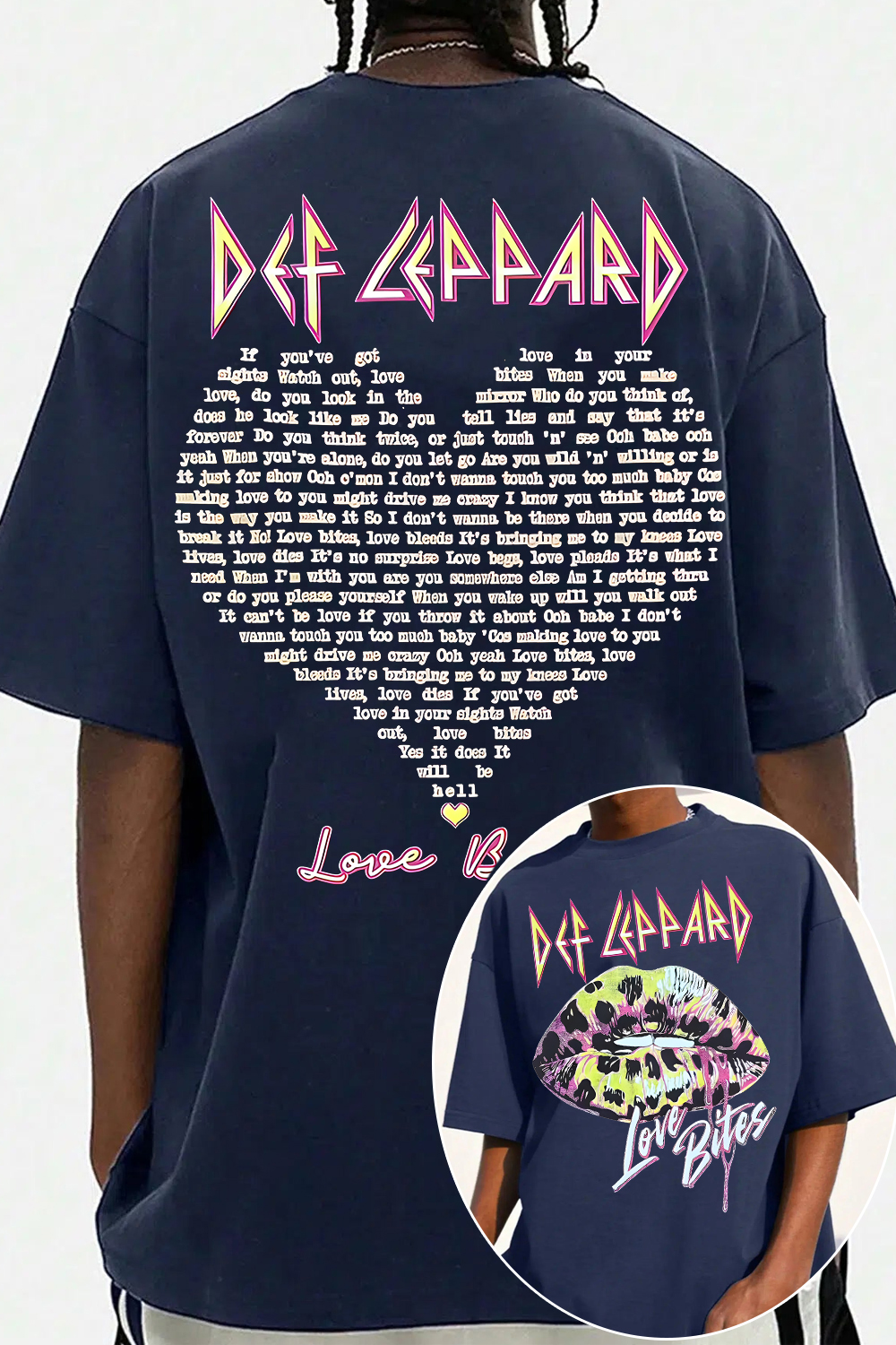 🩷 defleppard shirt