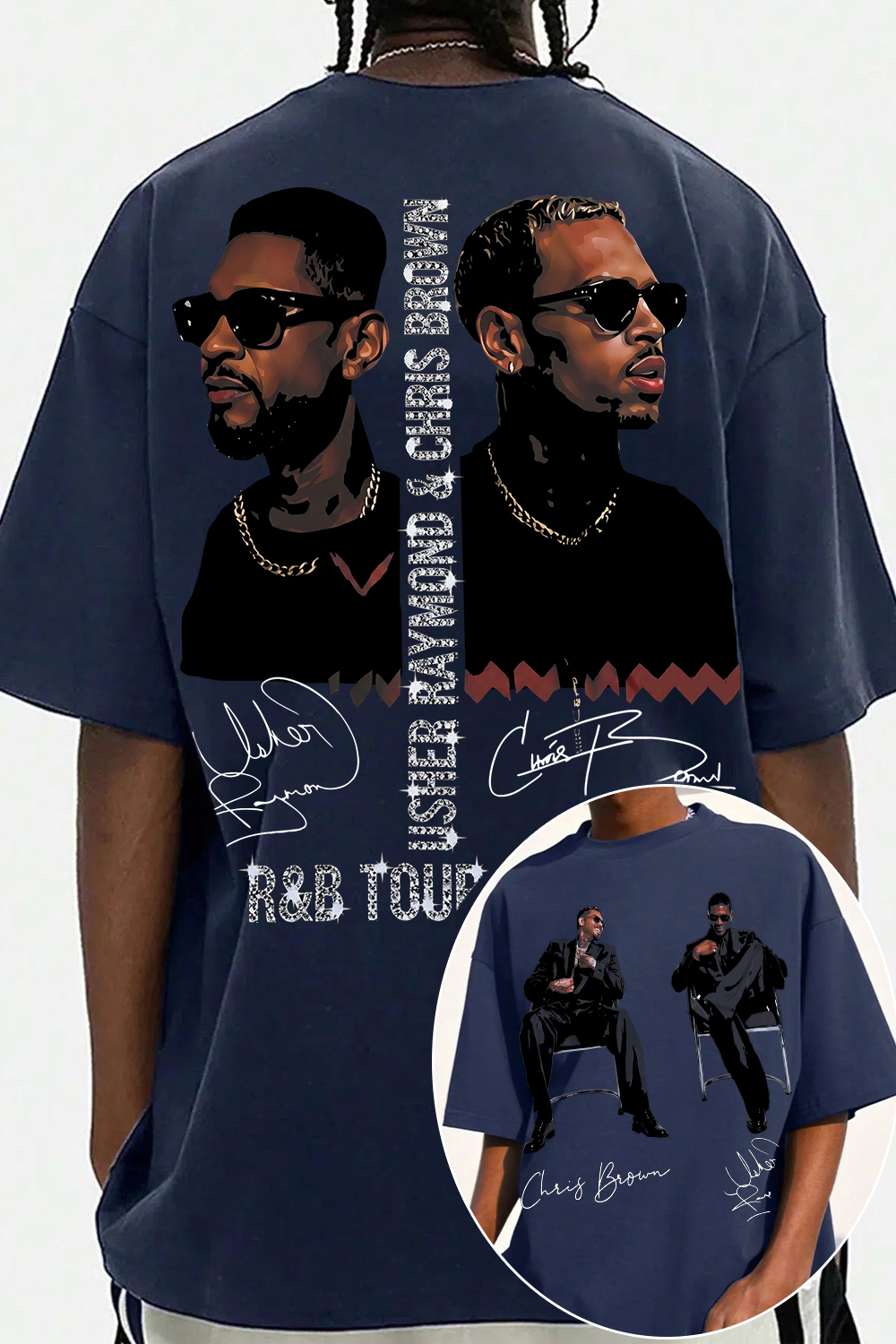 CB & Usher Concert Tee