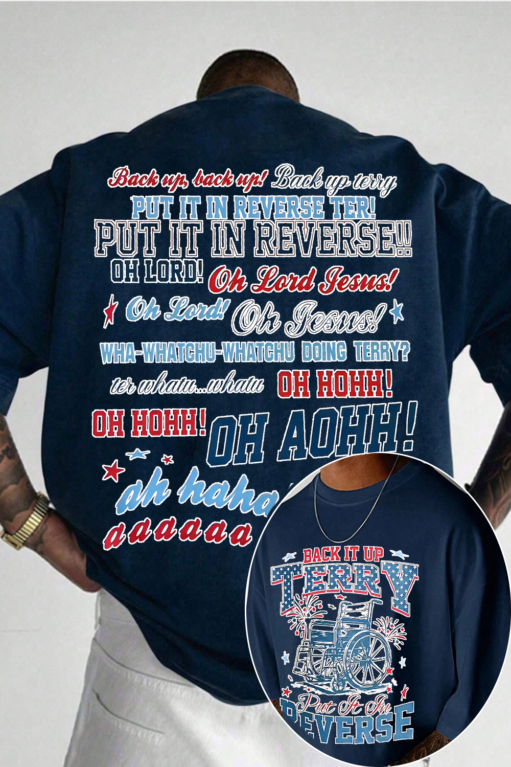 backitup 2-sided t-shirt