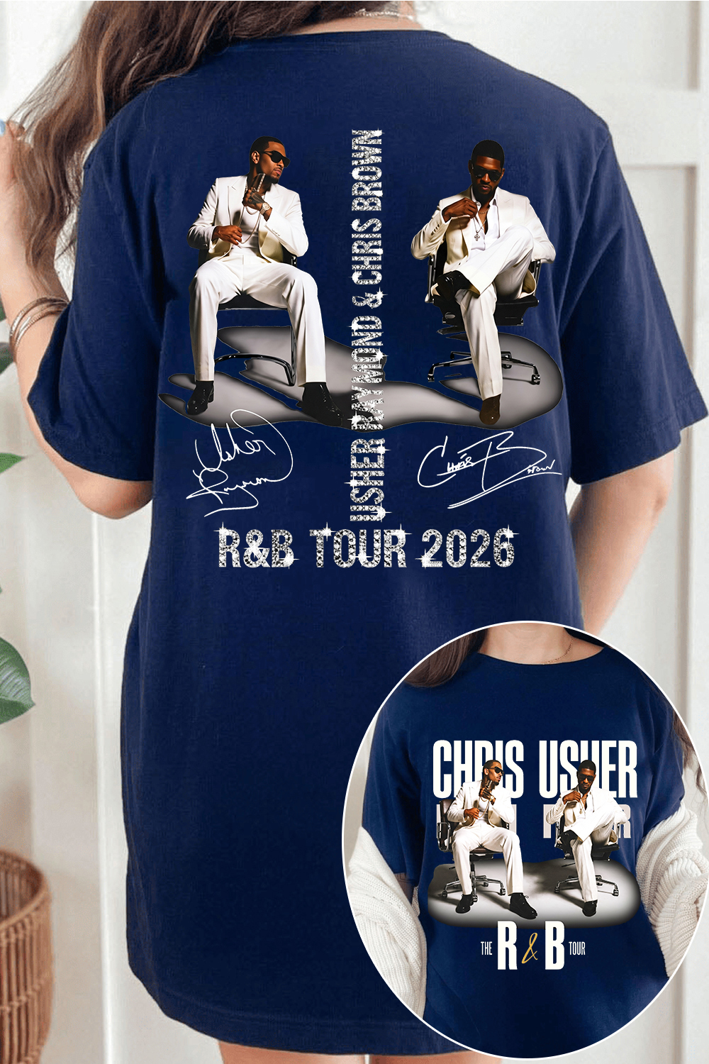 CB & Usher Concert Women Shirt