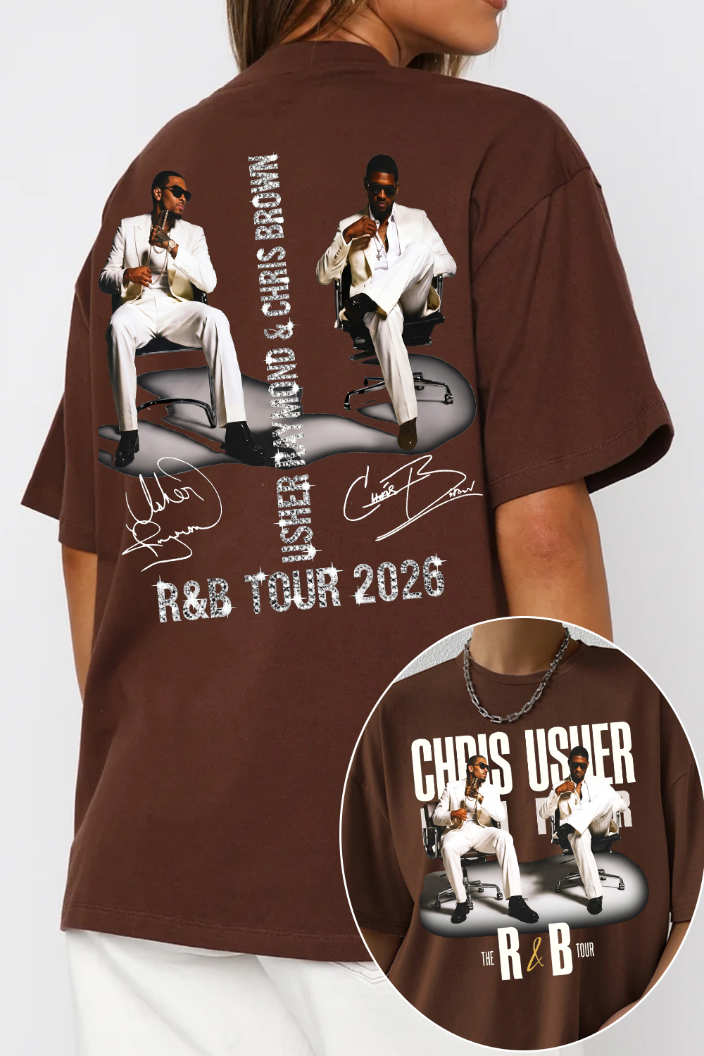 CB & Usher Concert Women Shirt
