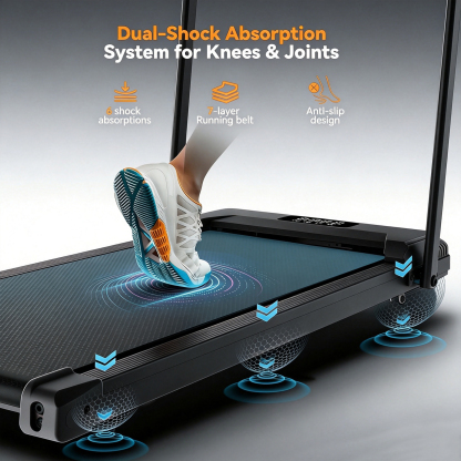 Teopeokl Incline Treadmill with Handle Bar,3.5HP Portable Treadmill with Desk,Walking Pad with Remote Control and LED Display, 350 lbs Weight Capacity
