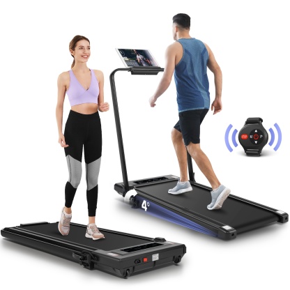 Under Desk Treadmill Machine 300 LB Capacity Walking Pad for Home Office