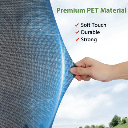 8FT 12FT 14FT Trampoline with Enclosure Net, No Gap Design, Backyard Trampoline with Ladder, Outdoor Heavy-Duty Recreational Round Trampolines,14FT-720LBS