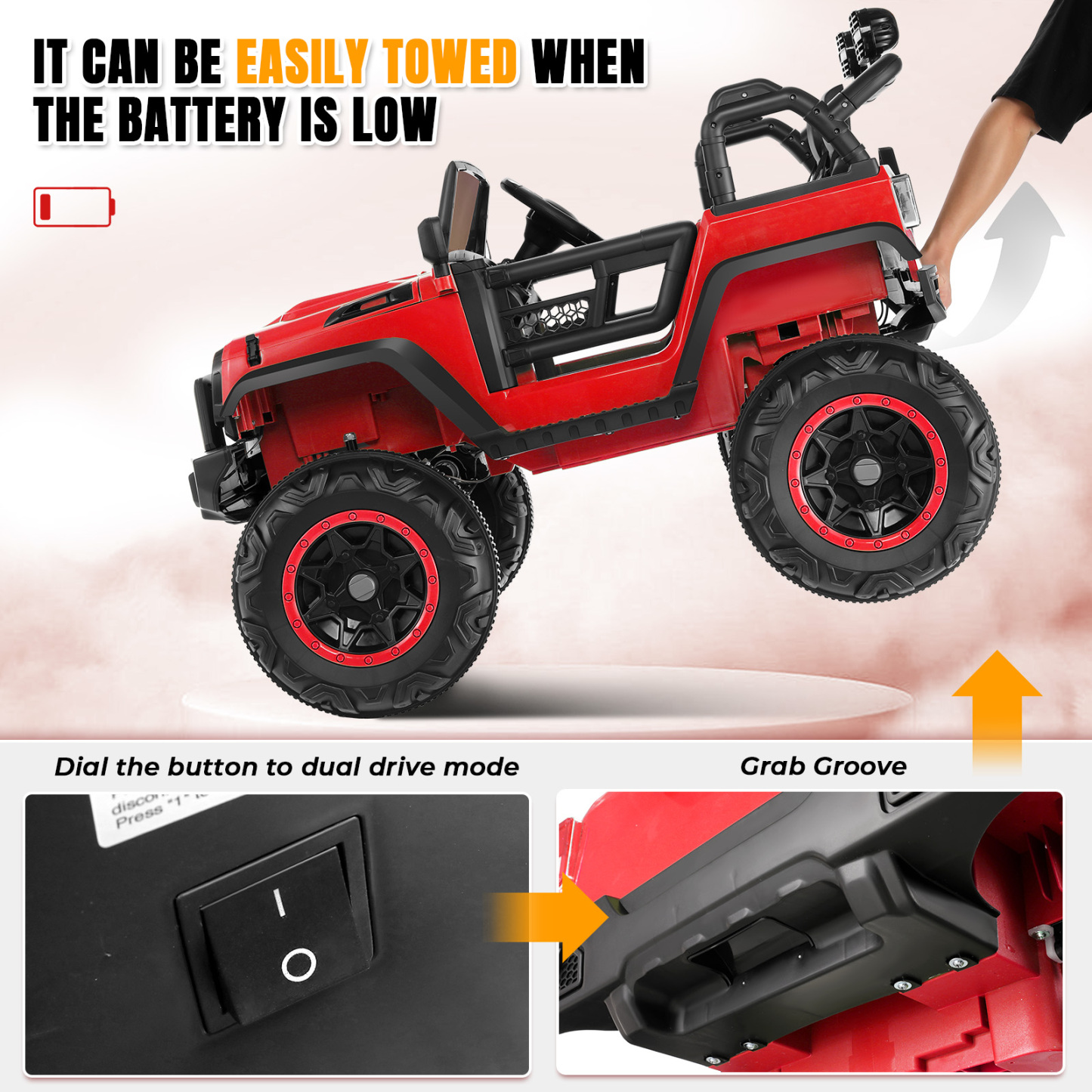 Hikole 24V Kids Ride on Truck