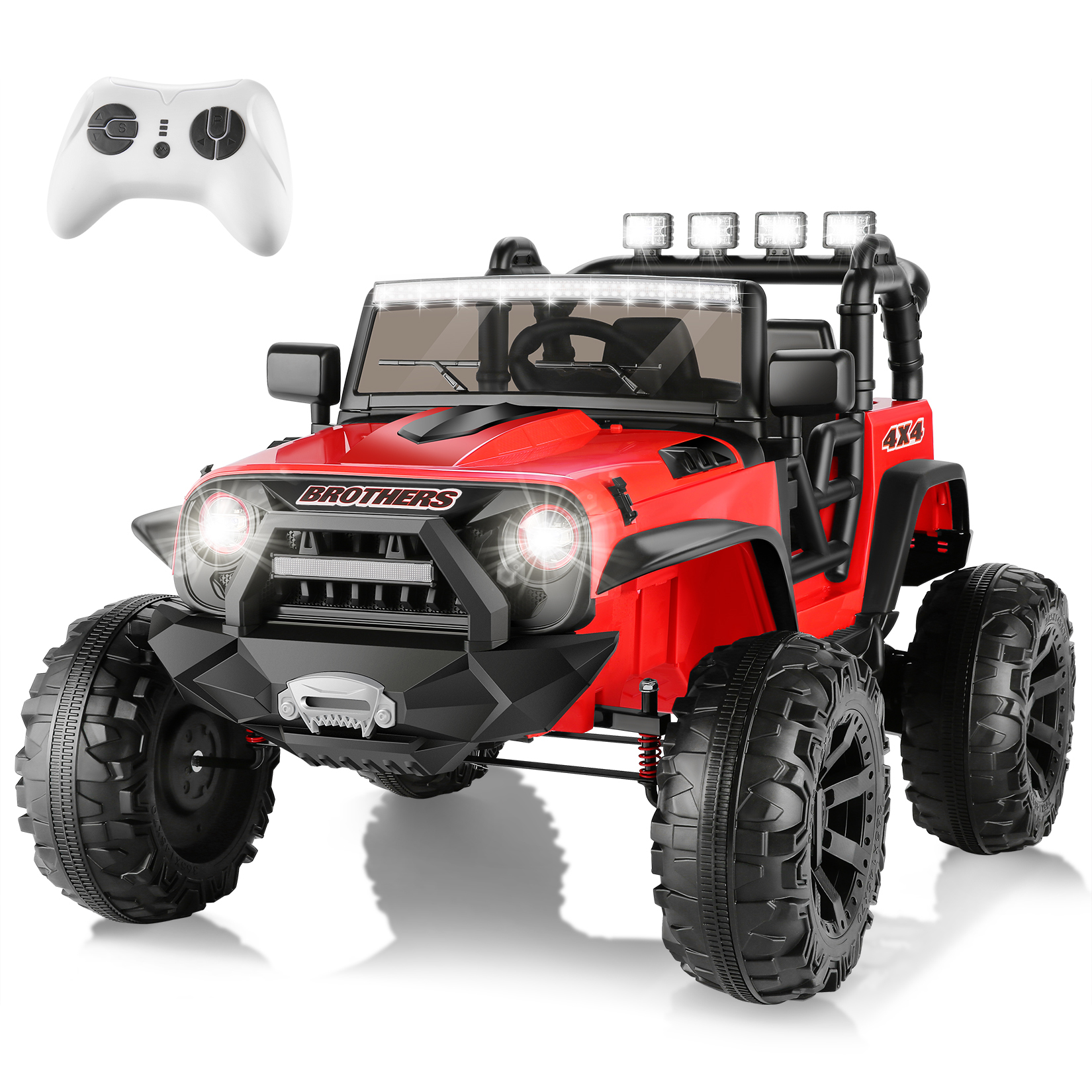 Hikole 24V 2 Seater Ride on Car Truck with Remote Control