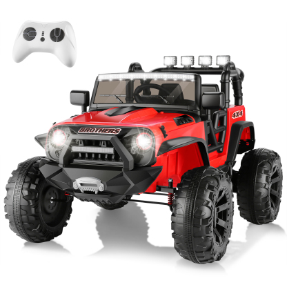 Hikole 24V 2 Seater Ride on Car Truck with Remote Control