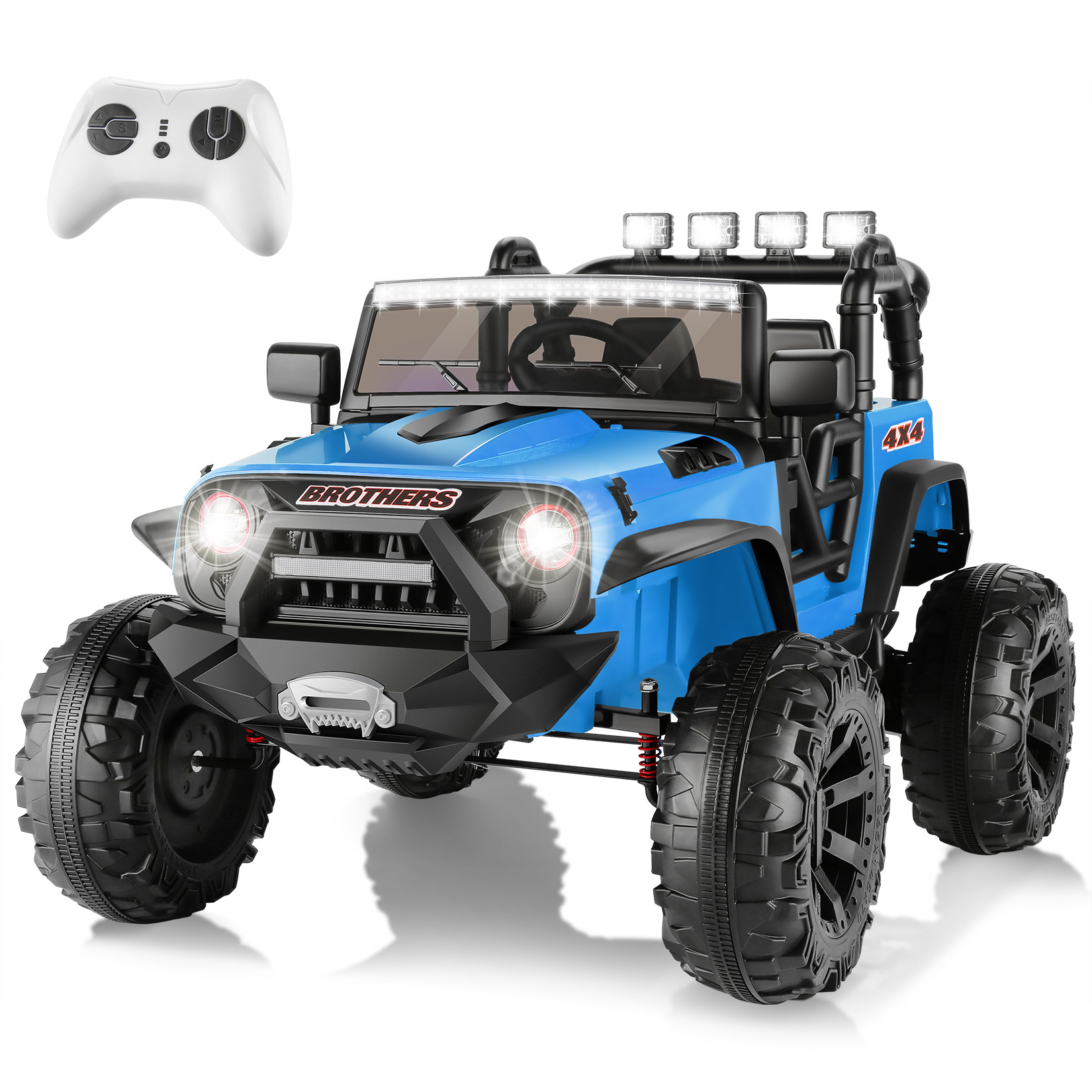 Hikole 24V 2 Seater Ride on Car Truck with Remote Control