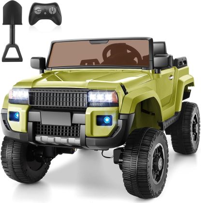 Hikole 2 Seater Ride on Car Truck for Kids, 24V Battery Powered Car-Hikole