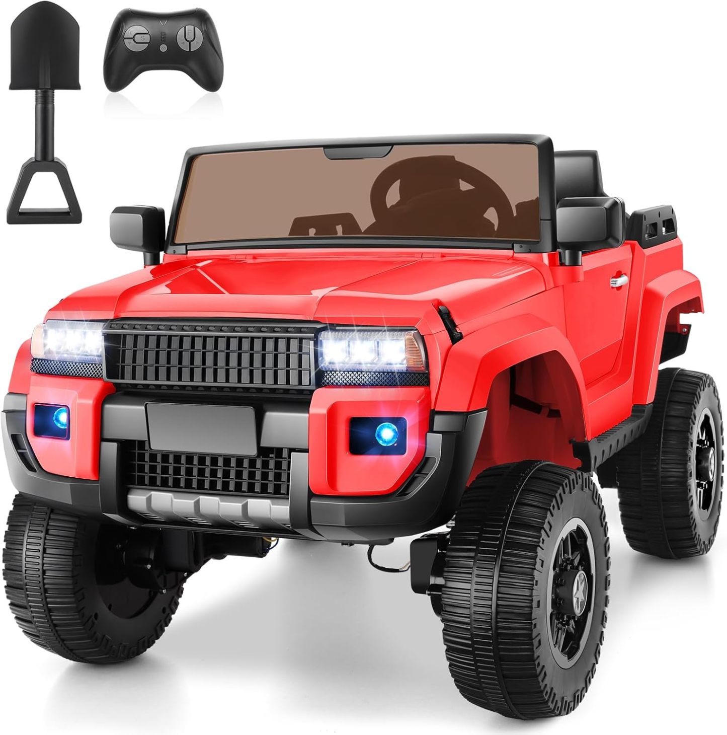 Hikole 2 Seater Ride on Car Truck for Kids, 24V Battery Powered Car-Hikole