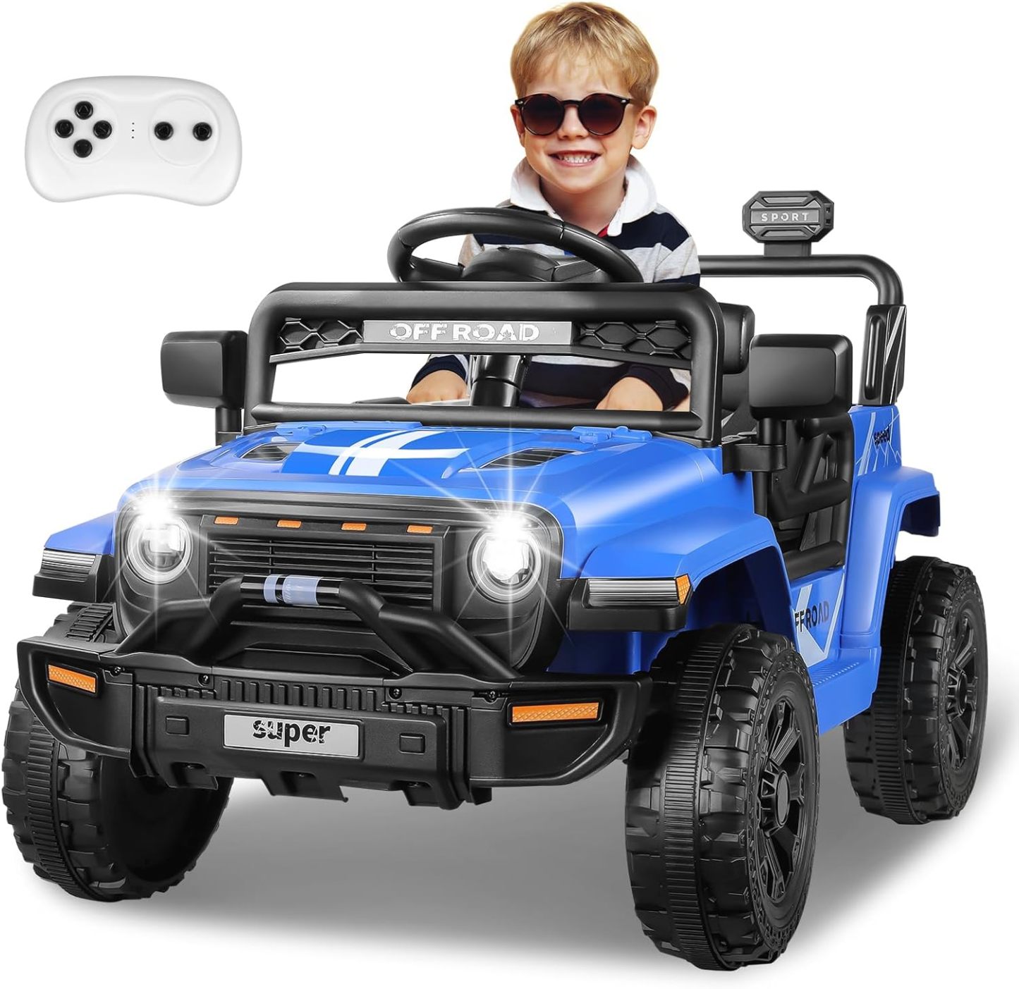 Hikole Kids Ride On Car with Remote Control