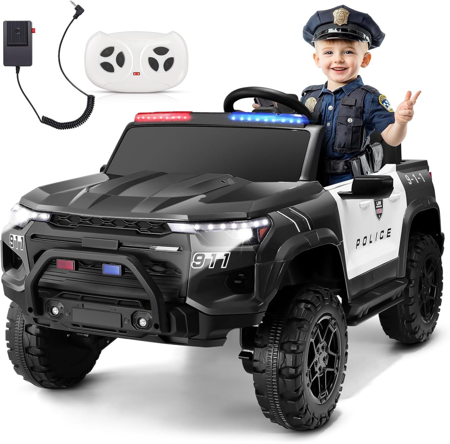Hikole 24V 2 Seater Ride On Police Car