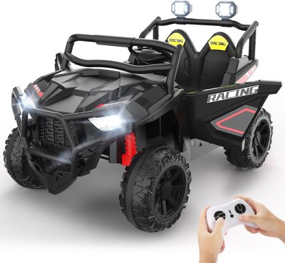 Hikole 2 Seater 24V Ride on Car, UTV for Kids, Power Wheels with Remote Control