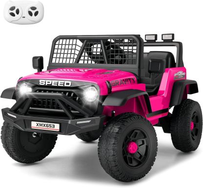 Hikole 24V Ride on Car with Remote Control, Power Car Wheels for Kids