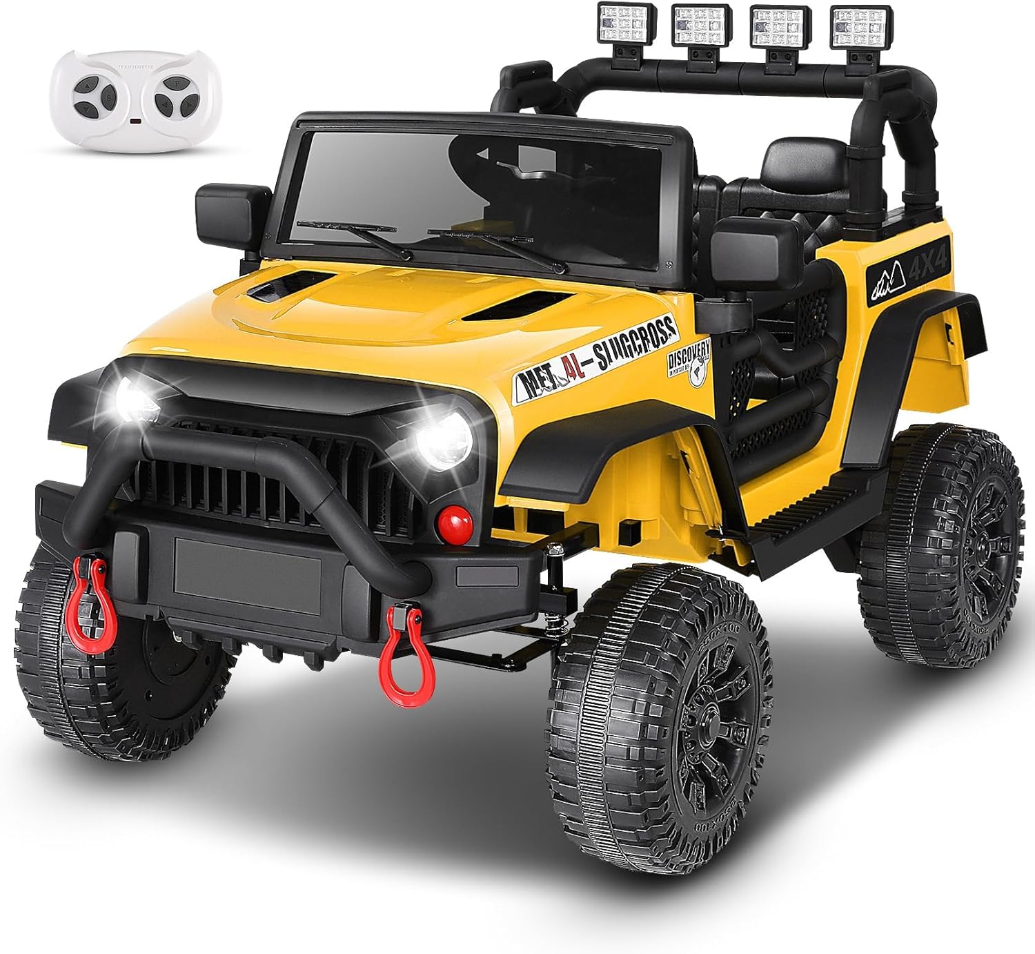 Hikole Battery Operated Car for Kids with Parent Remote Control-Hikole