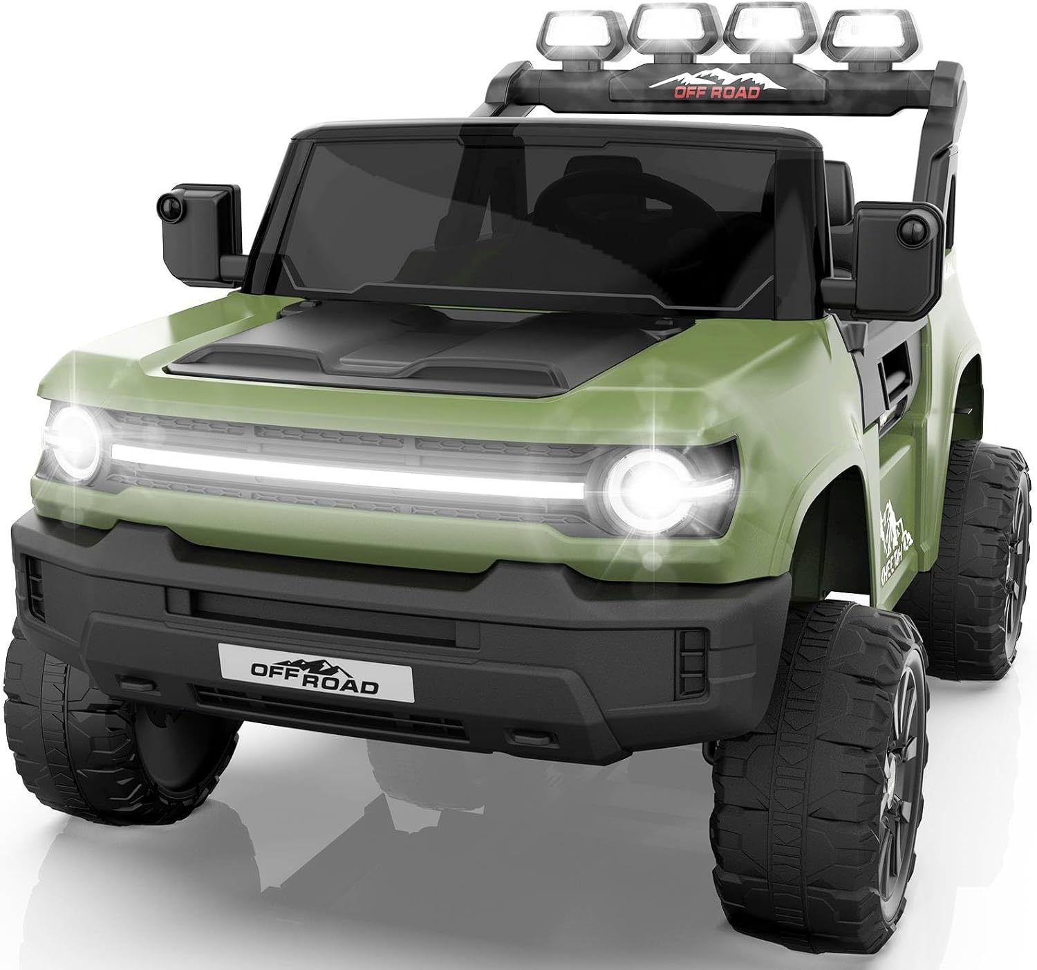 Hikole 2 Seater 24V Ride on Toys for Kids, Power Wheels with Remote Control