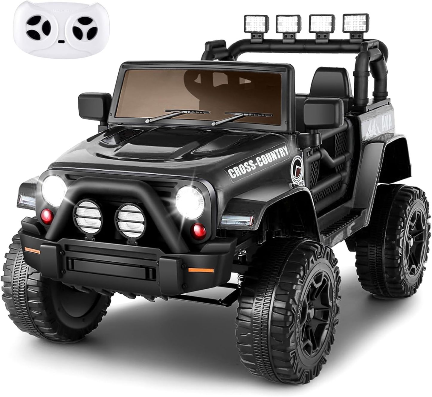 Hikole Kids Electric Car with Remote Control,12V Battery Powered Car w/Parent Remote Control