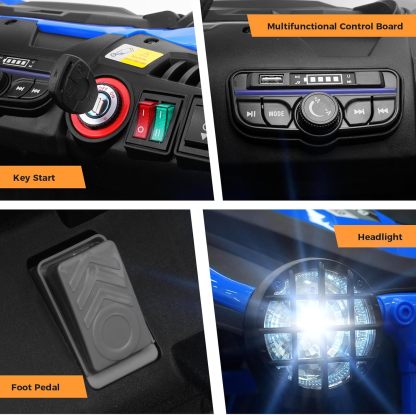 Hikole 2 Seater 24V Ride On Toys for Big Kids