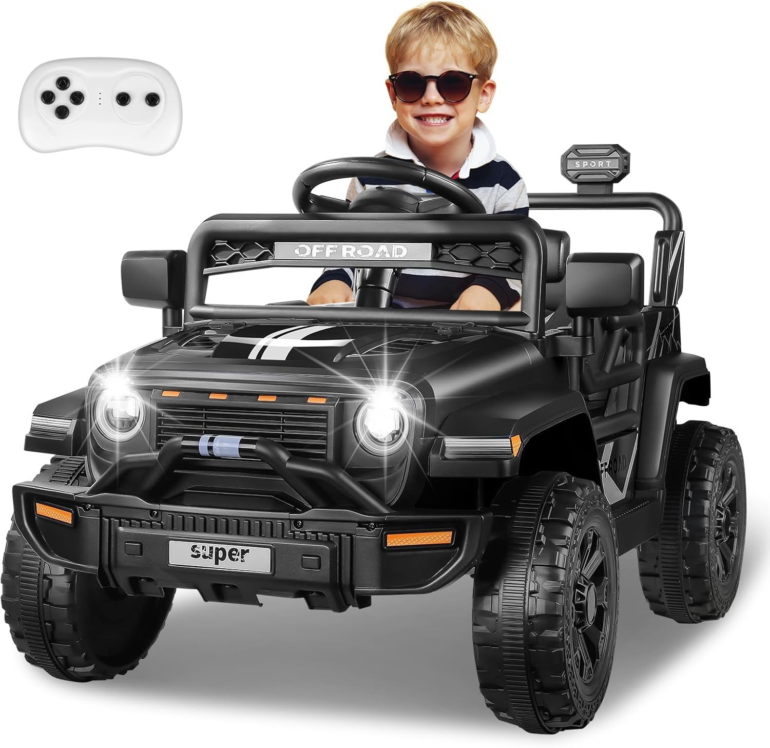 Hikole Kids Ride On Car with Remote Control