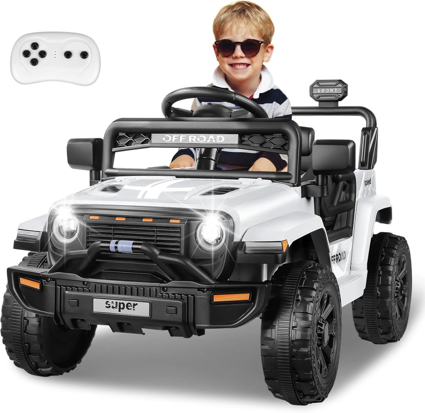 Hikole Kids Ride On Car with Remote Control