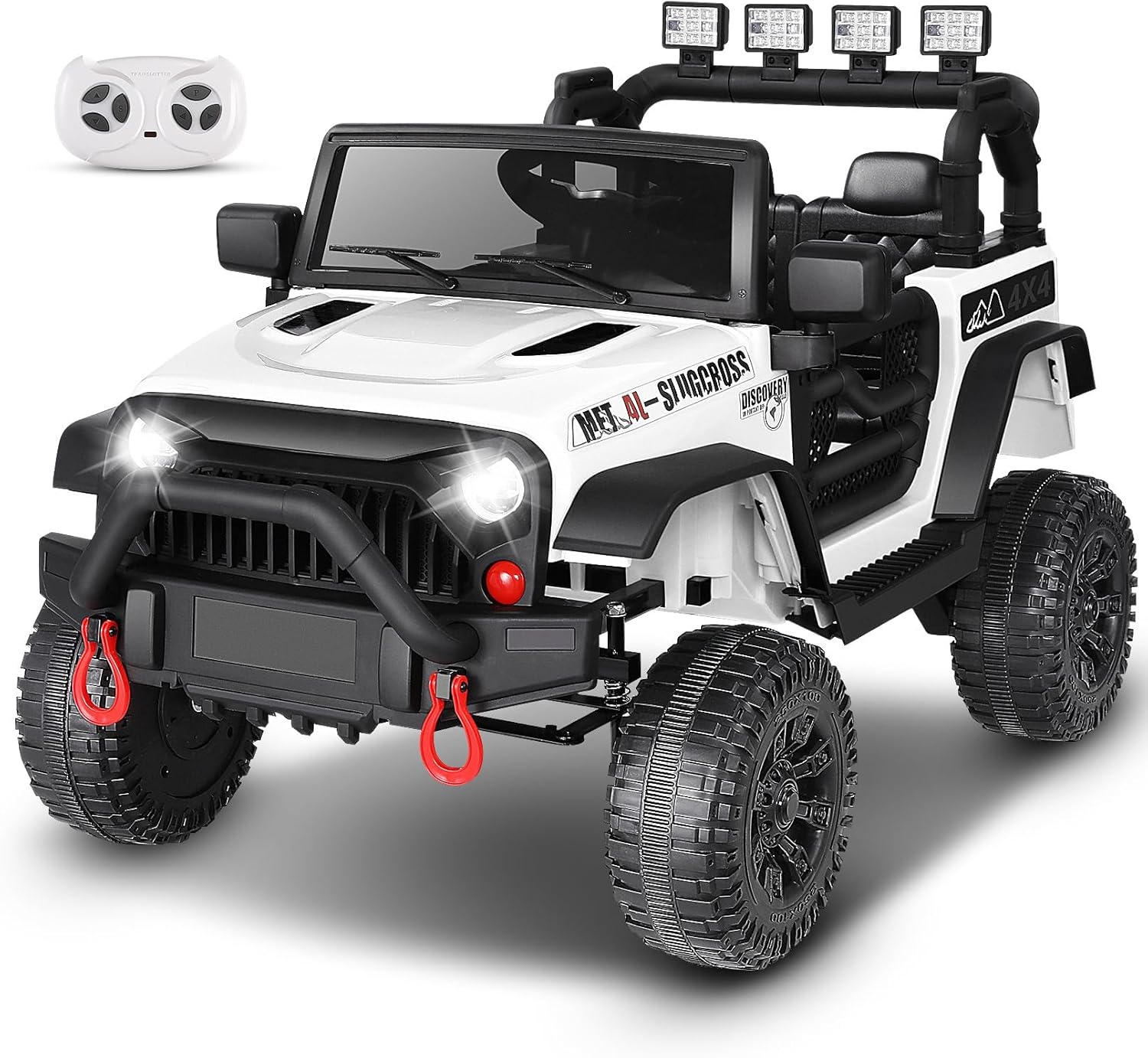 Hikole Battery Operated Car for Kids with Parent Remote Control-Hikole