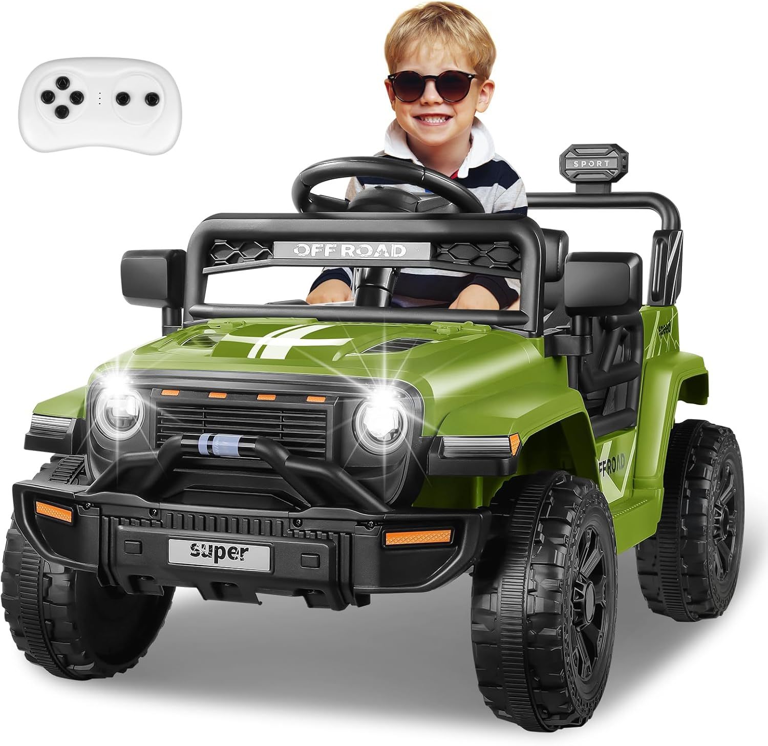 Hikole Kids Ride On Car with Remote Control