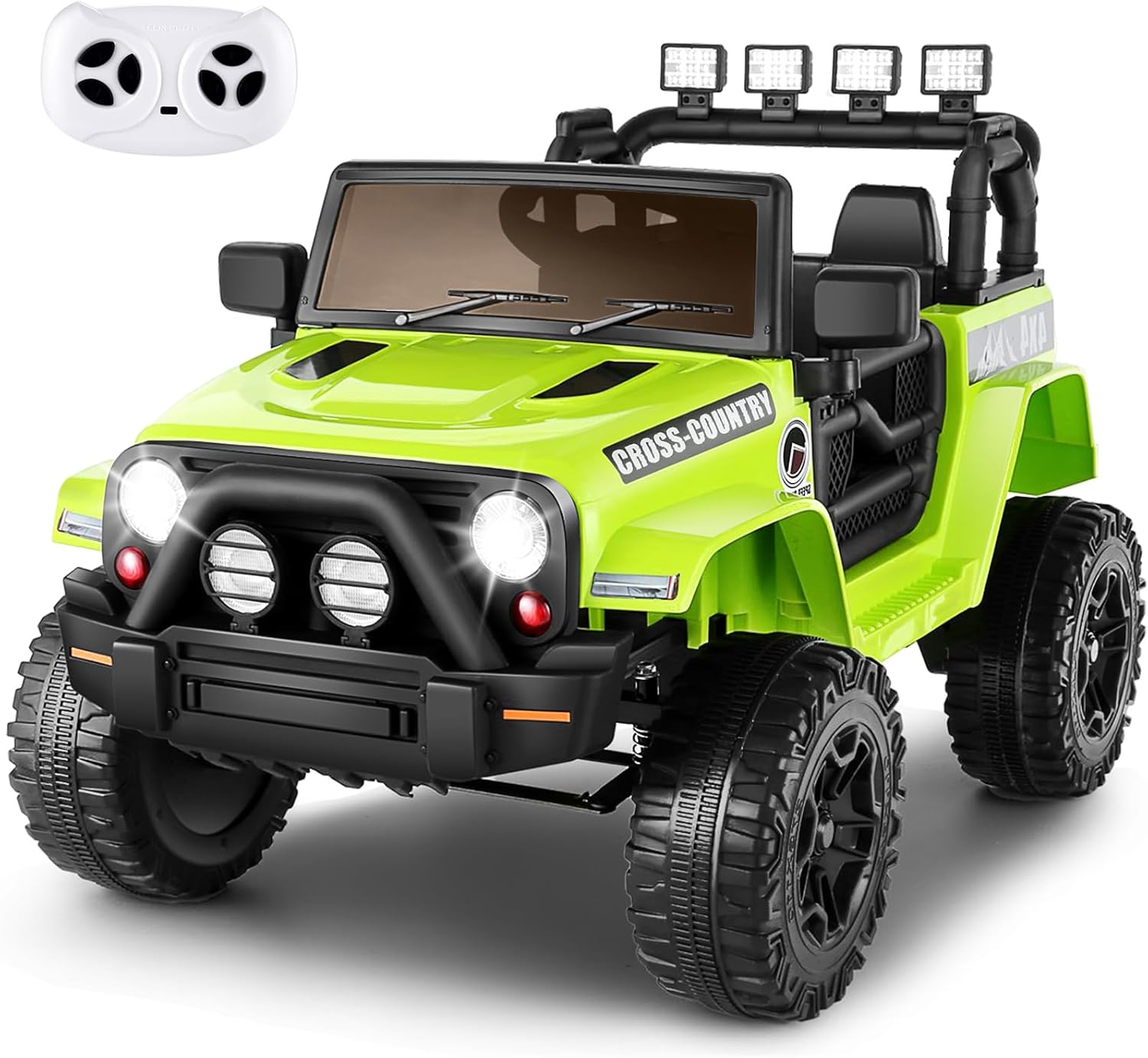 Hikole Kids Electric Car with Remote Control,12V Battery Powered Car w/Parent Remote Control