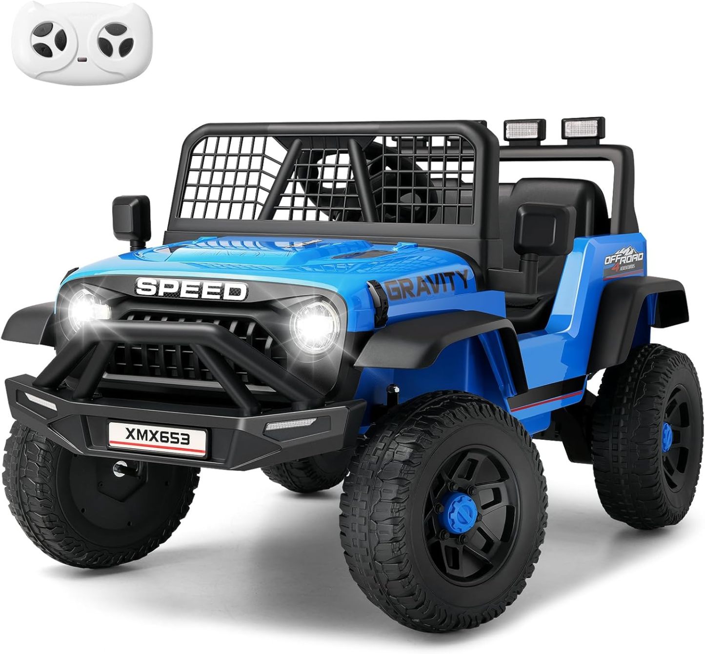 Hikole 24V Ride on Car with Remote Control, Power Car Wheels for Kids