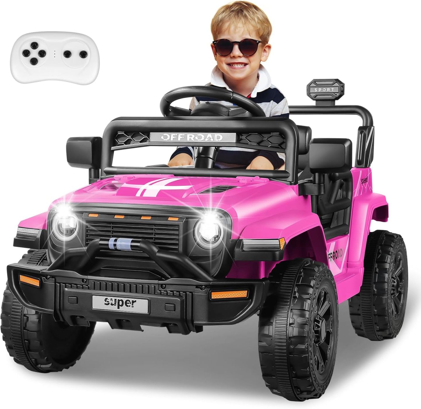 Hikole Kids Ride On Car with Remote Control