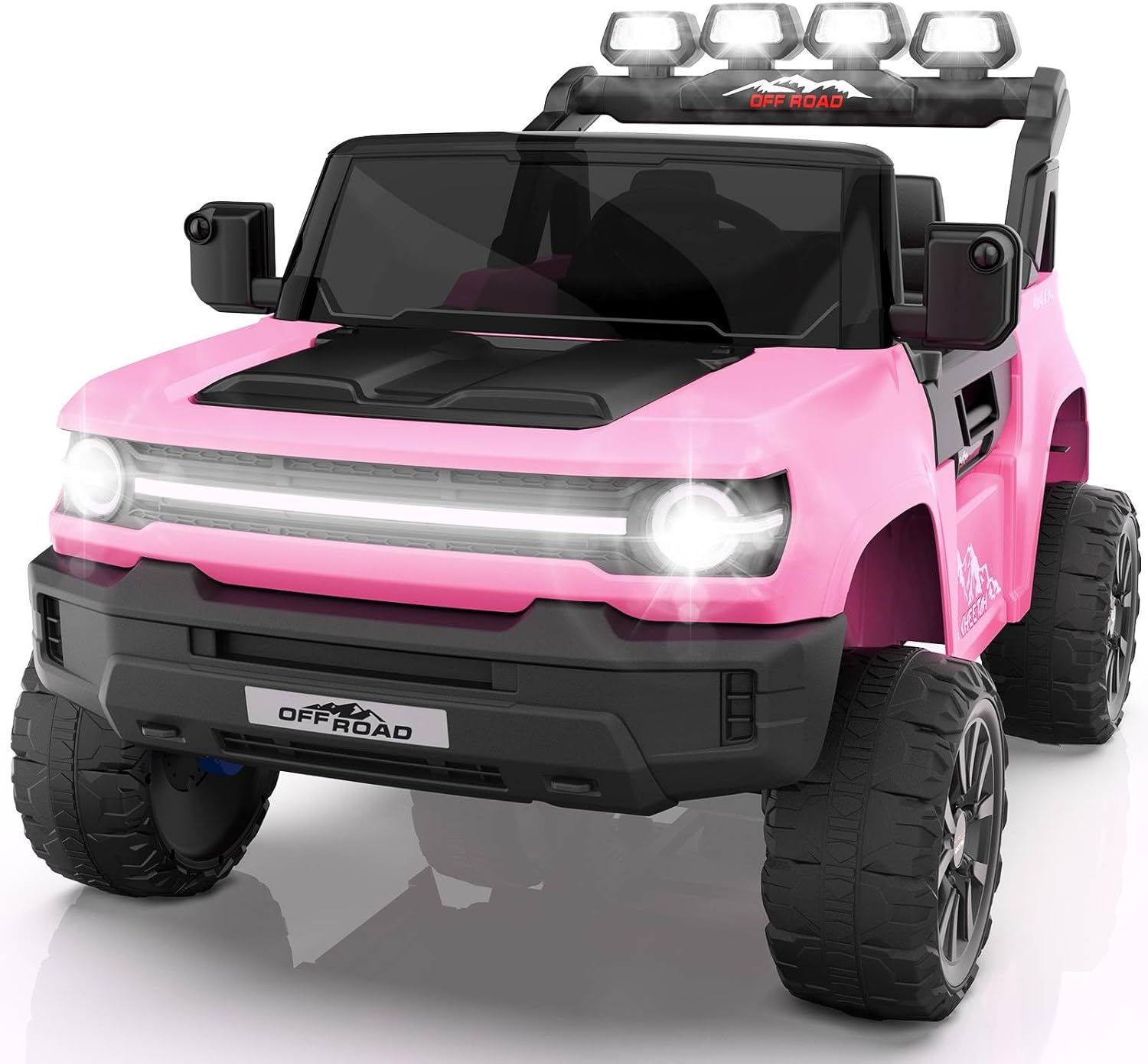 Hikole 2 Seater 24V Ride on Toys for Kids, Power Wheels with Remote Control