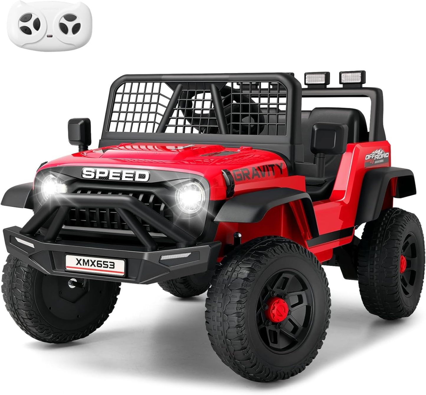 Hikole 24V Ride on Car with Remote Control, Power Car Wheels for Kids