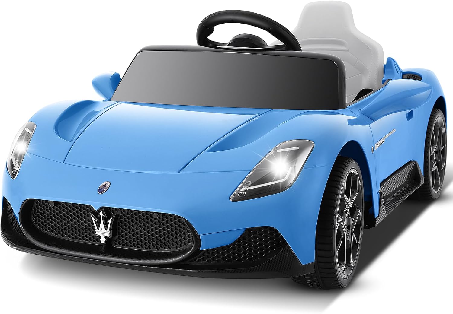 Hikole 12V Kids Ride on Car, Battery Powered Electric Car for Boy Girl-Hikole