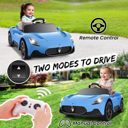 Hikole 12V Kids Ride on Car, Battery Powered Electric Car for Boy Girl-Hikole